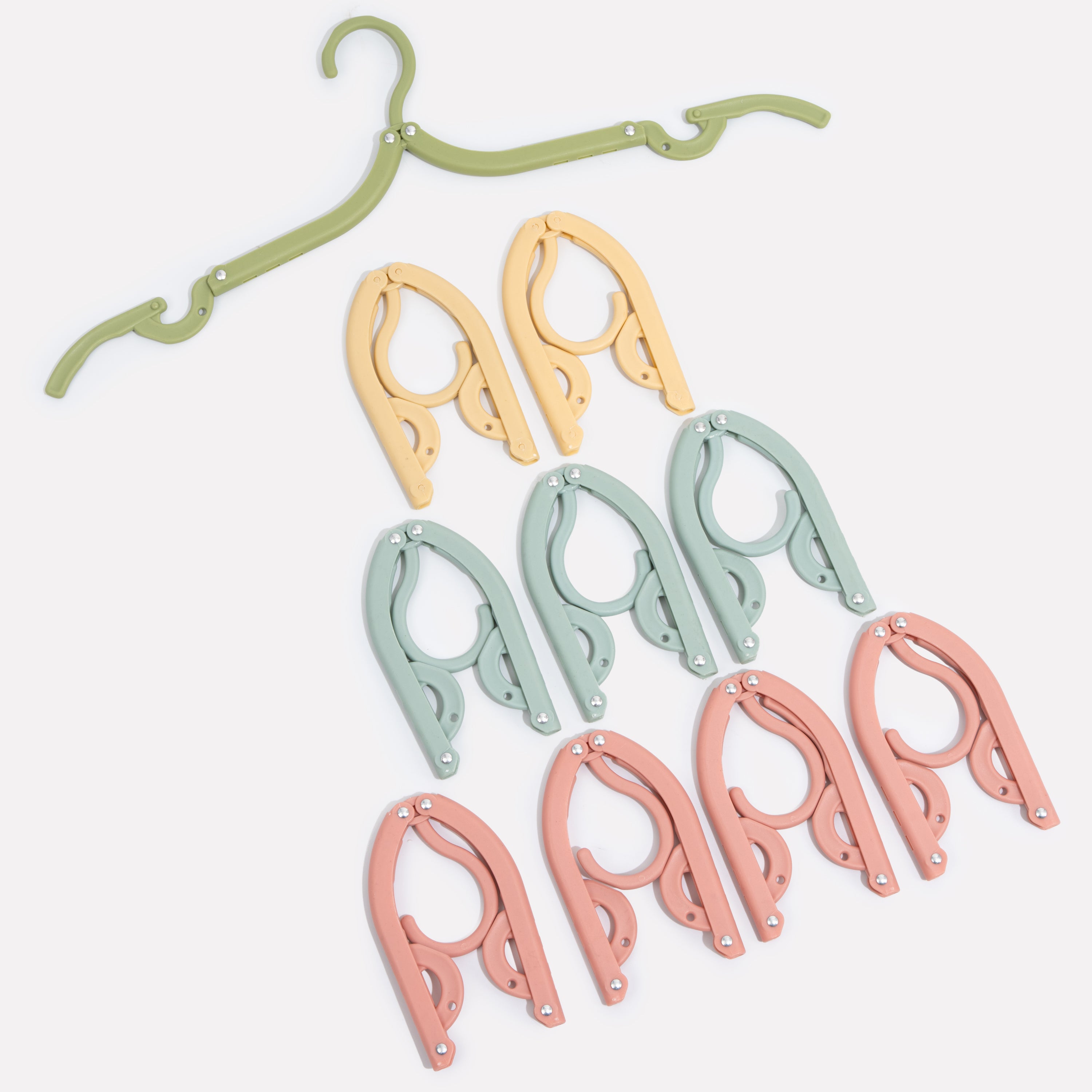 Foldable Travel Clothes Hangers 10pcs Set