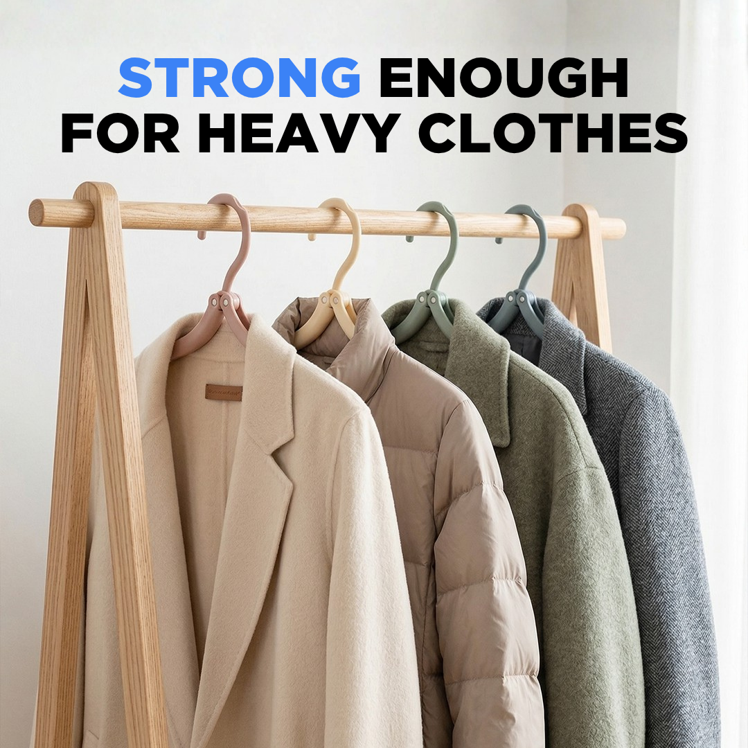 Foldable Travel Clothes Hangers 10pcs Set