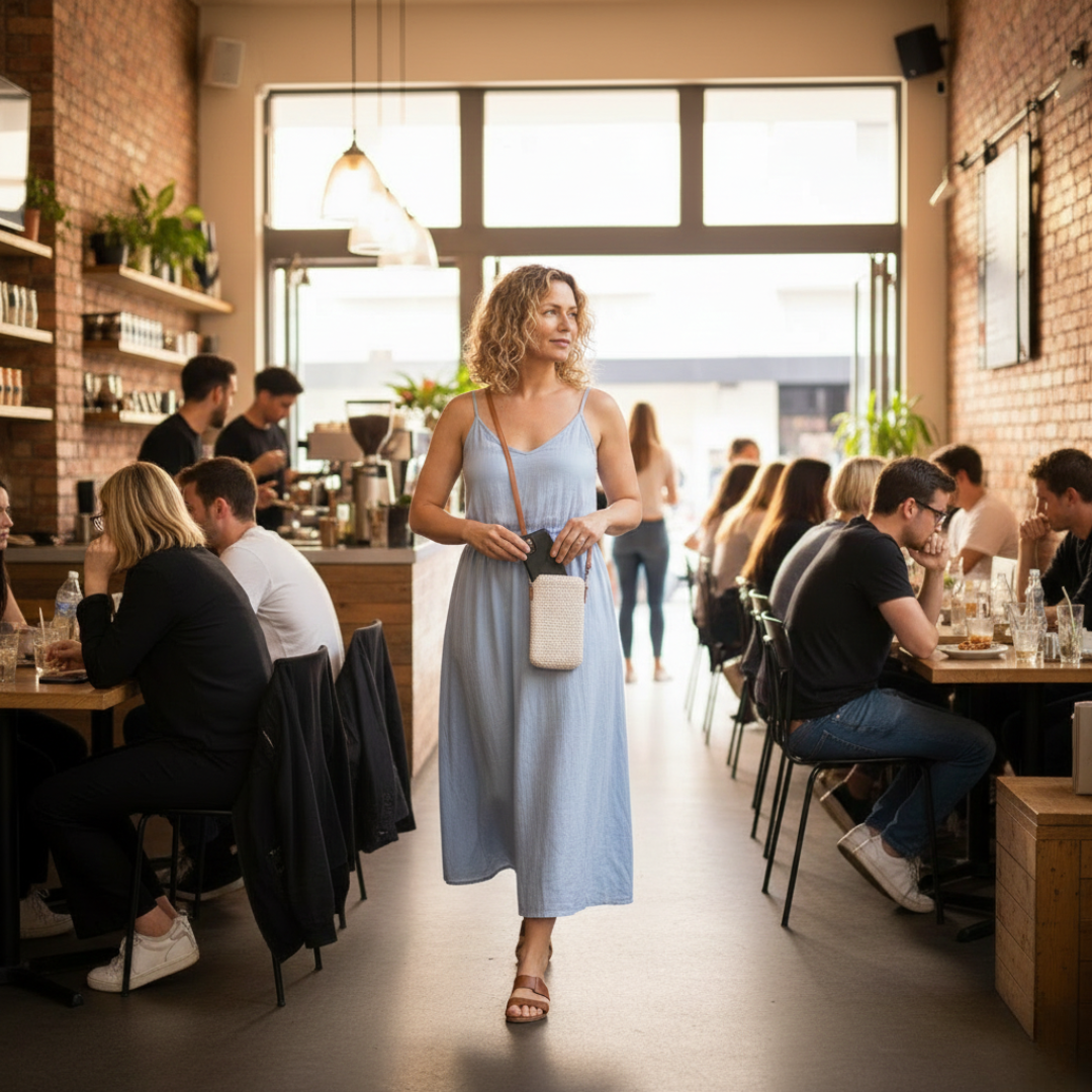 Isla Woven Phone Crossbody