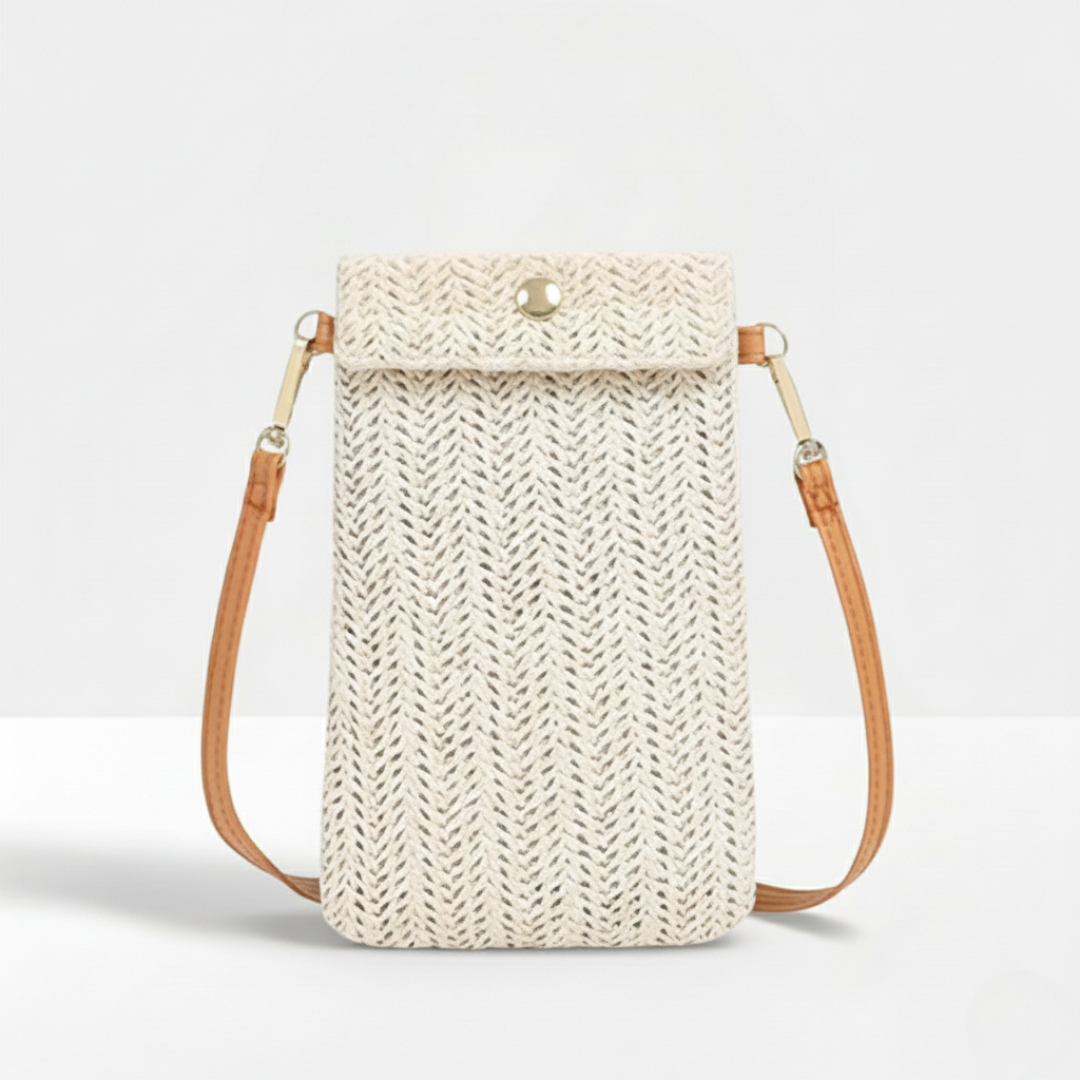 Isla Woven Phone Crossbody
