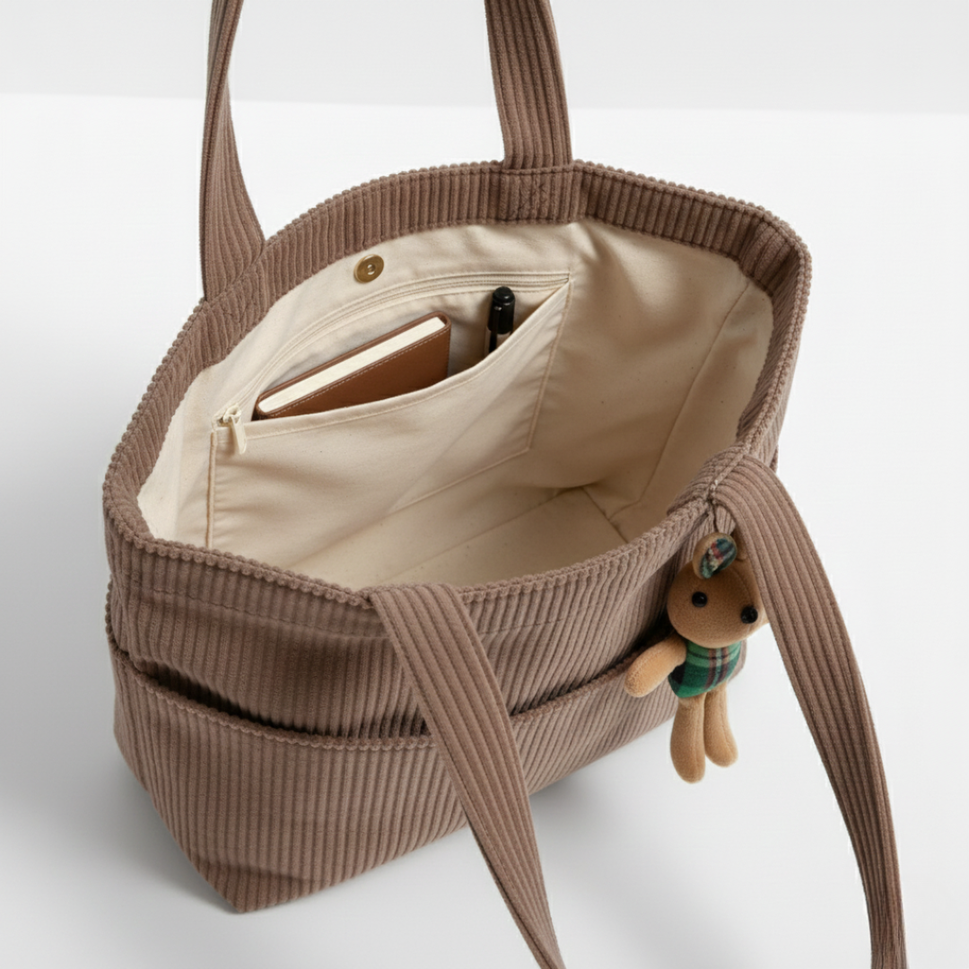 Velvet Corduroy Carryall