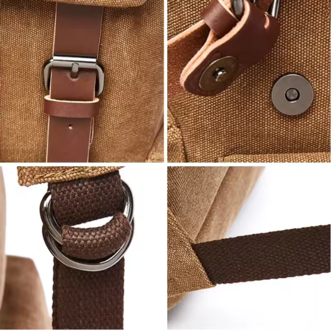 Vintage Anti-Theft Backpack