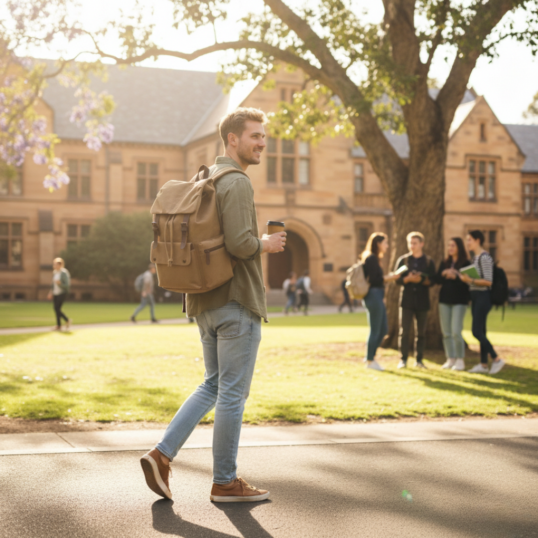 Vintage Anti-Theft Backpack
