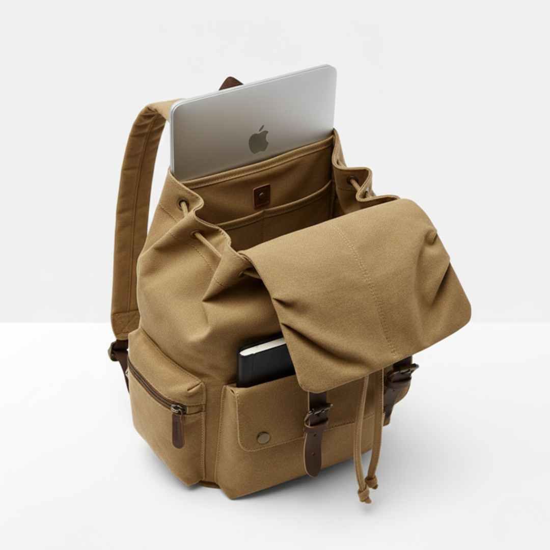 Vintage Anti-Theft Backpack