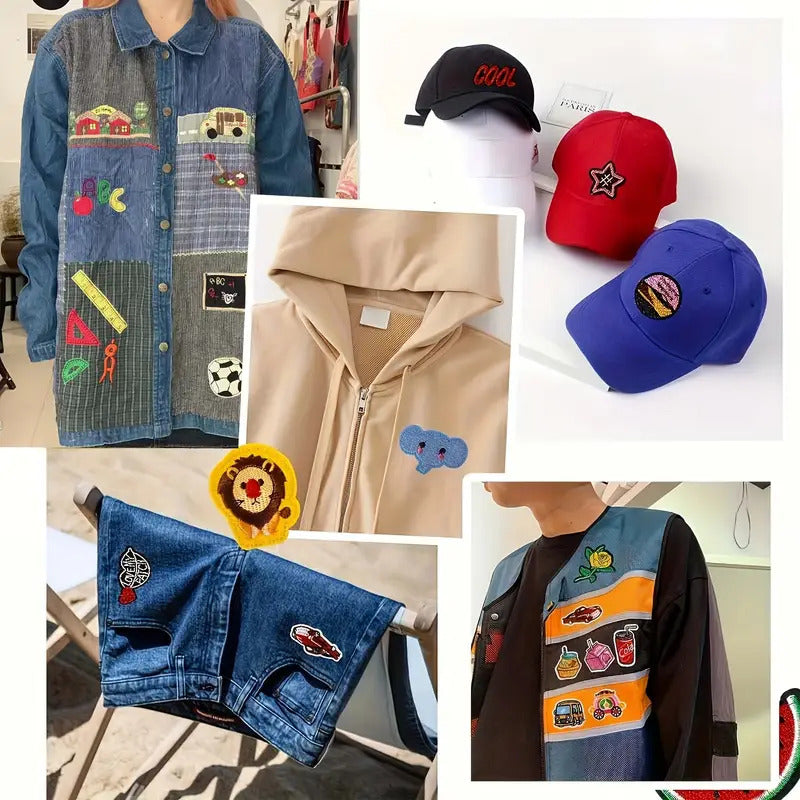 Iron-On Travel Patches – 20 Pc Set