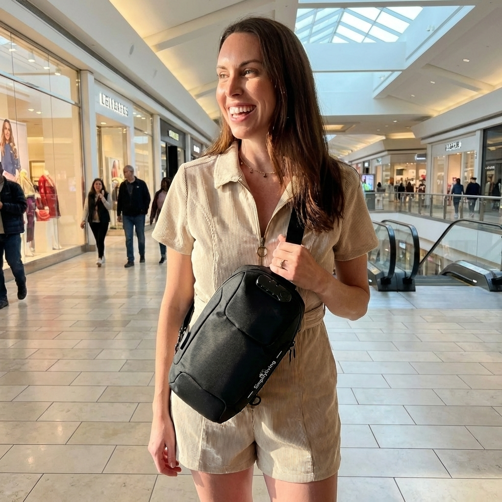 Anti-Theft Crossbody Charging Bag