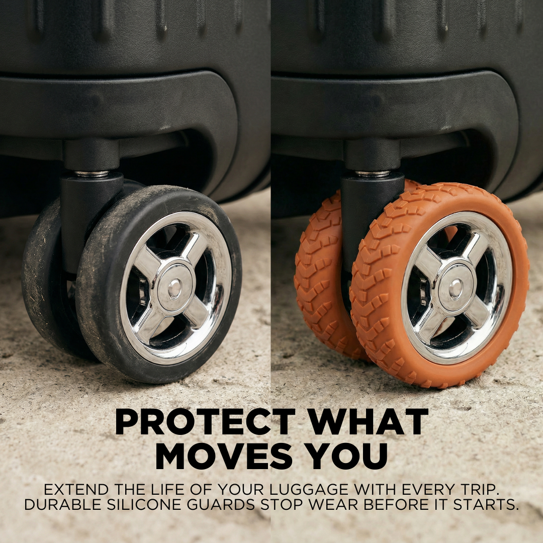Luggage Wheel Protectors | 8 Pack
