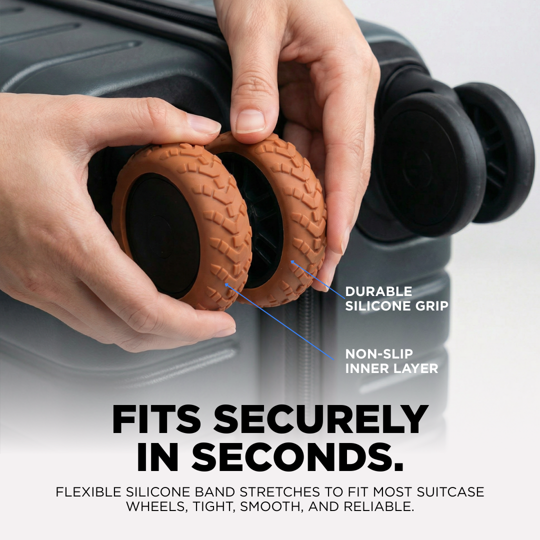 Luggage Wheel Protectors | 8 Pack