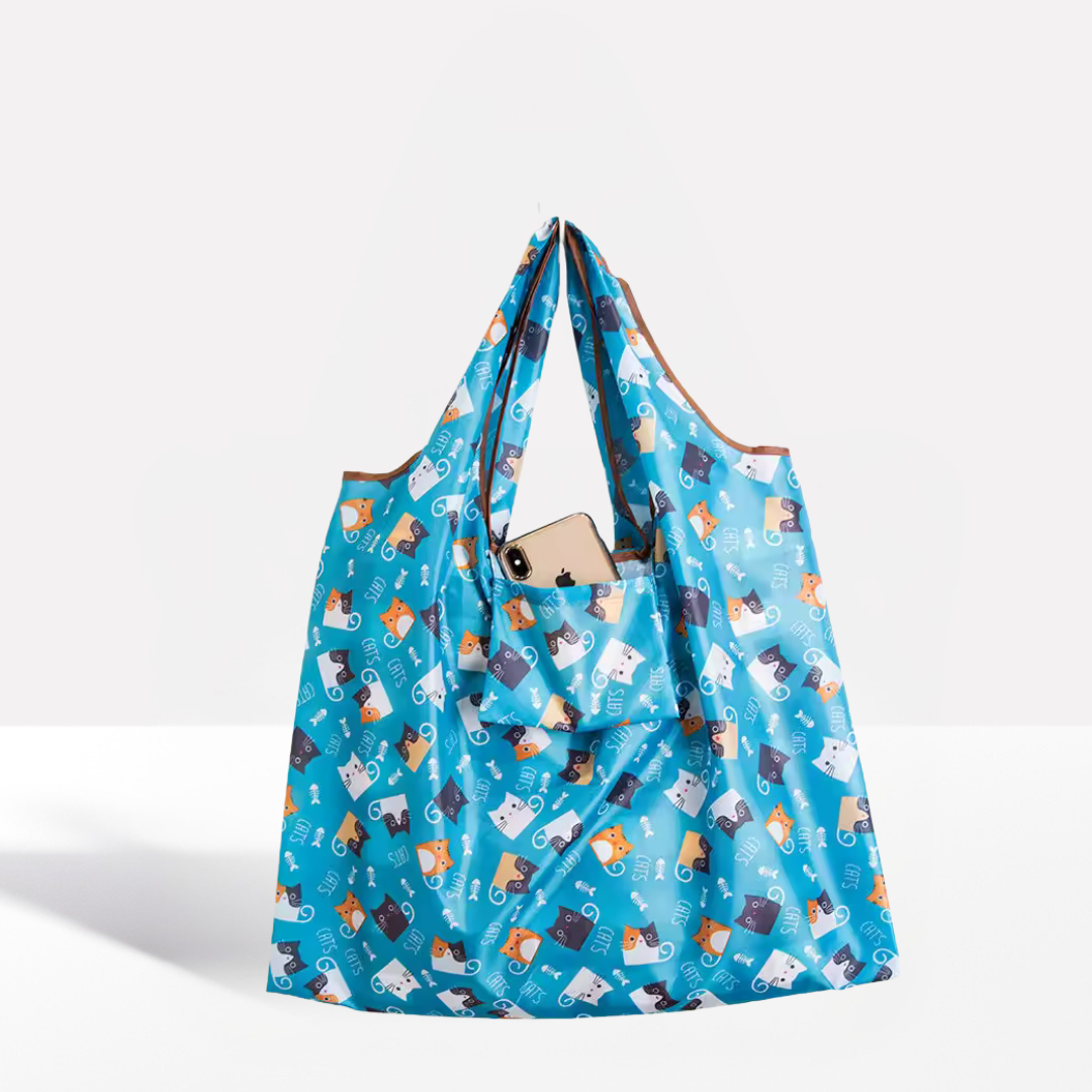 Foldable Lightweight Shopping Tote