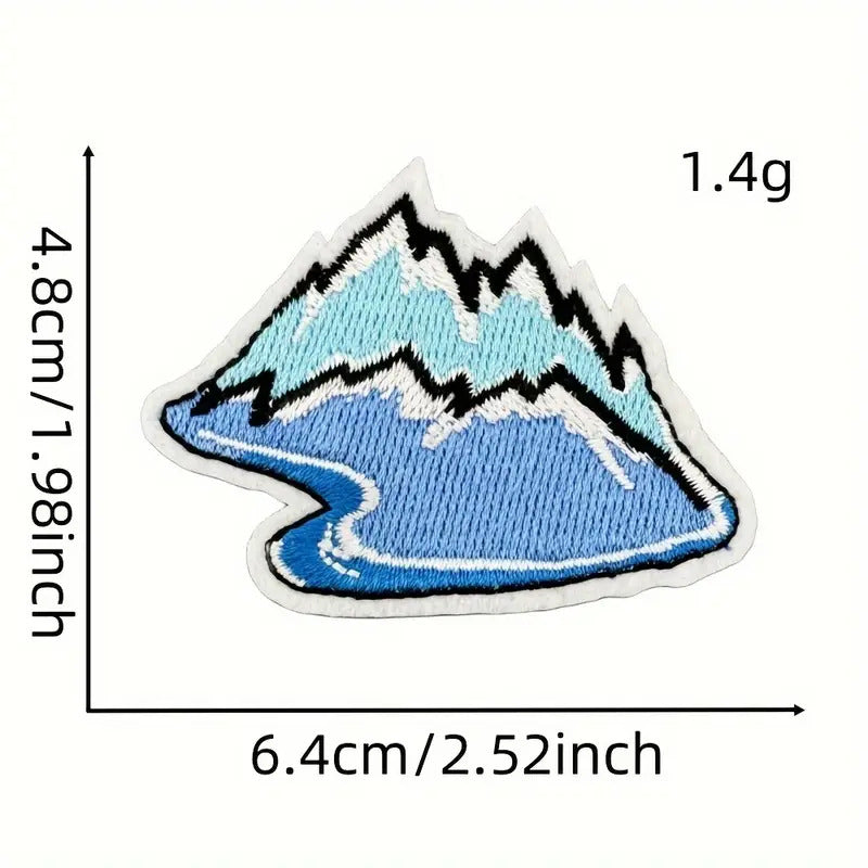 Iron-On Travel Patches – 20 Pc  Set