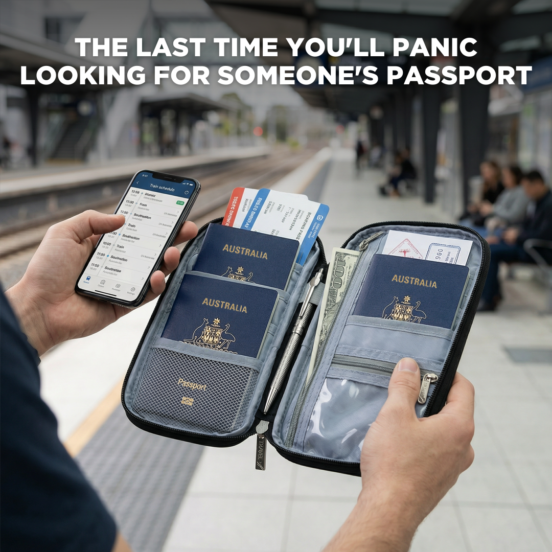 RFID Family Passport Wallet