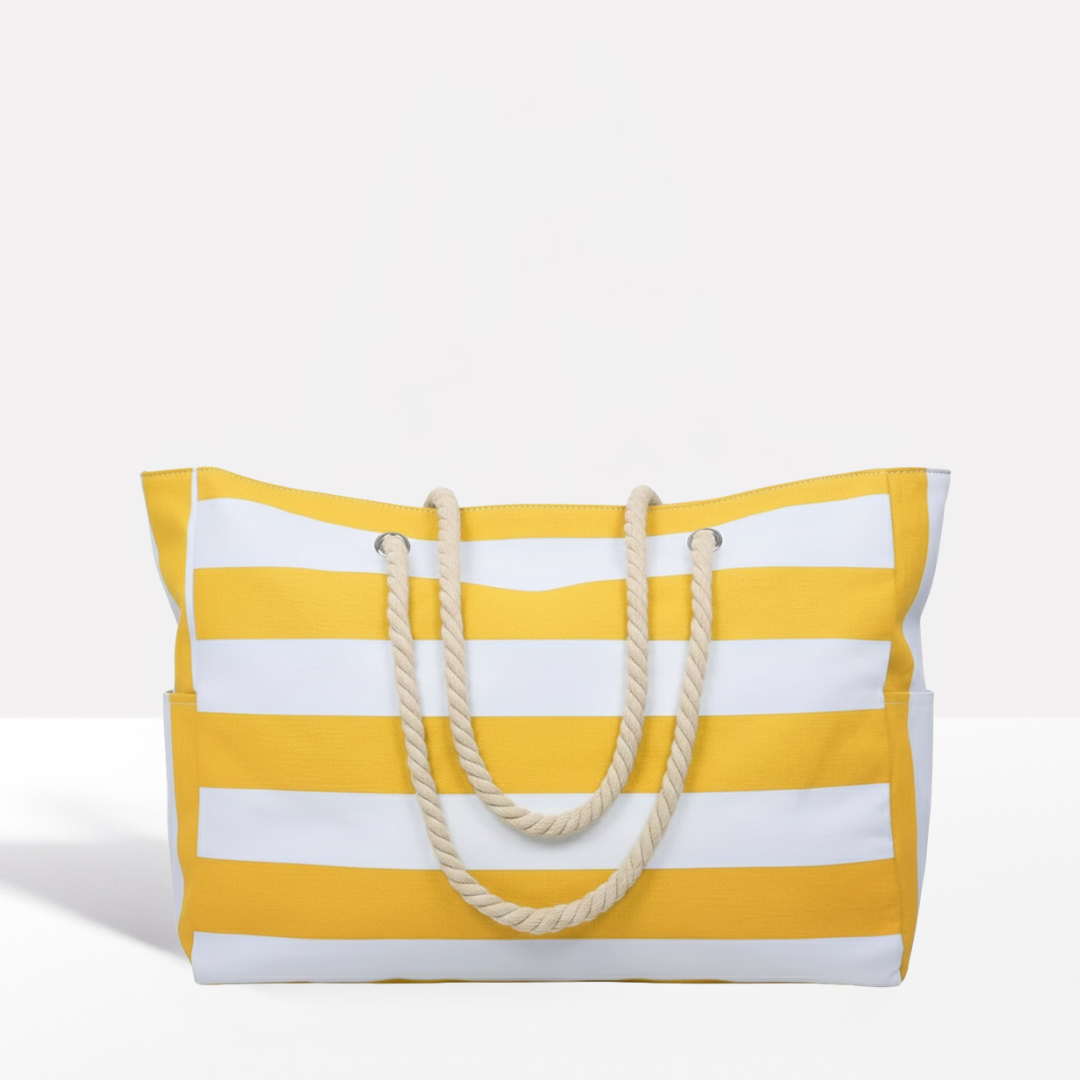 Nautical Striped Beach Carryall