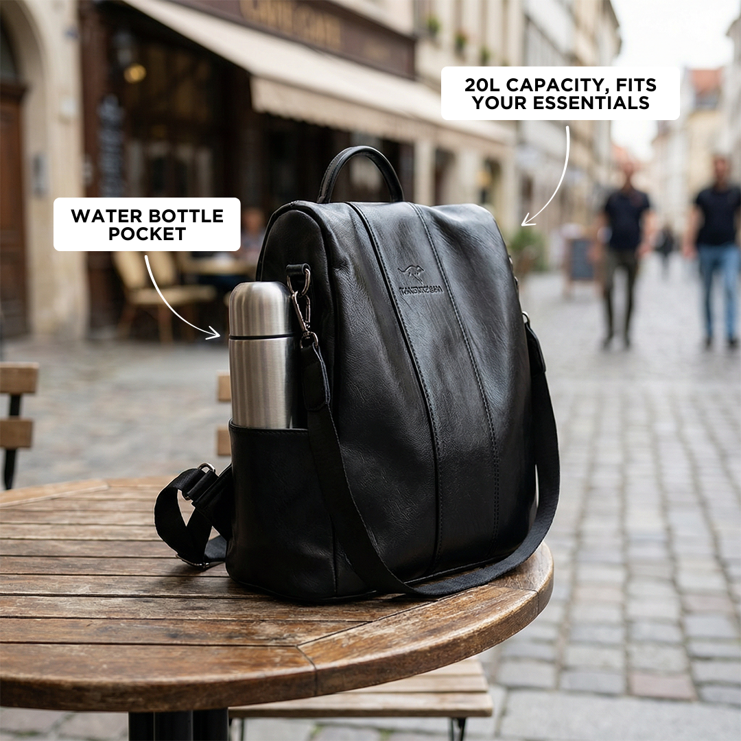 Tourer | Women's Anti-Theft Leather Backpack