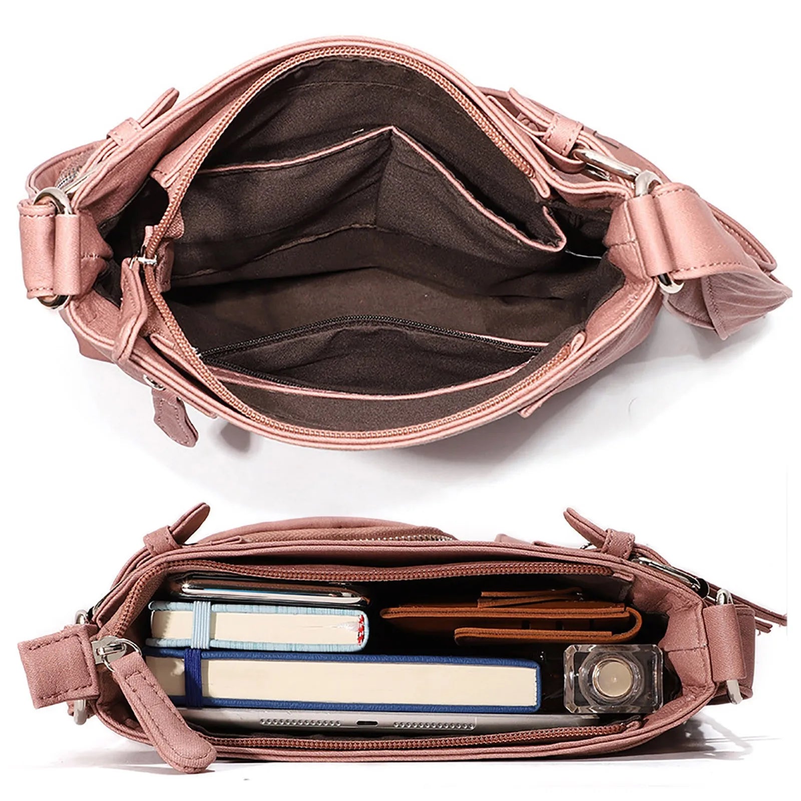 MAMUNU Crossbody Bags For Women Leather Shoulder Bags With...